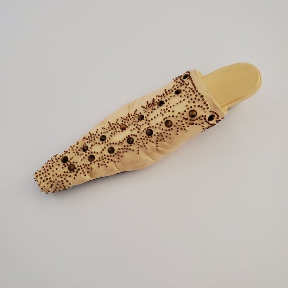 Vintage Miniature Shoe Collection 9pc Victorian Edwardian Witchy Booties Resin - Picture 5 of 16